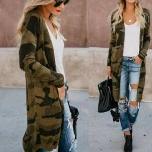 Super Cozy Camo Cardigan